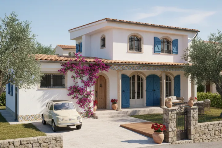 ドリームパースAI外観スタイル選択-南欧風