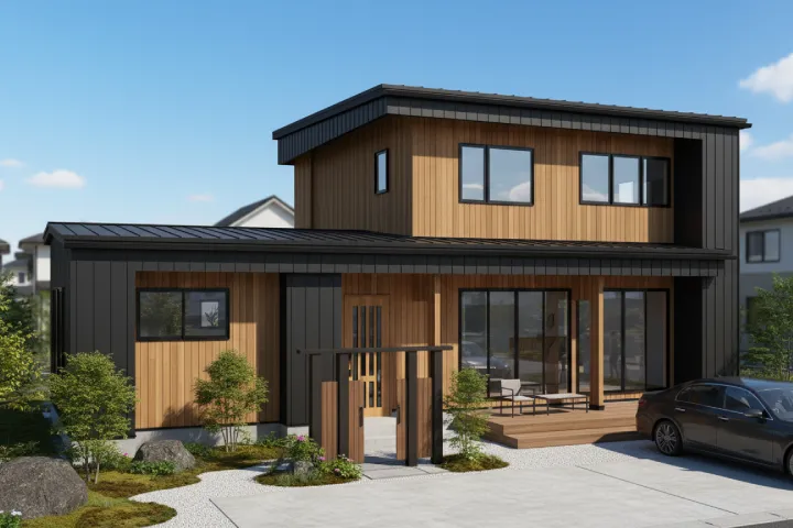 ドリームパースAI外観スタイル選択-和モダン